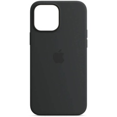 Чохол Silicone case (AAA) full with Magsafe для Apple iPhone 13 Pro Max (6.7"), Черный / Midnight