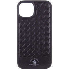 Кожаный чехол Polo Santa Barbara для Apple iPhone 15 (6.1") Black