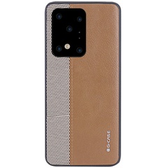 Чехол-накладка G-Case Earl Series для Samsung Galaxy S20 Ultra Коричневый