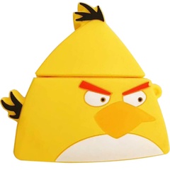 Силиконовый футляр Angry Birds series для наушников AirPods, Желтый