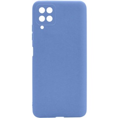 Силиконовый чехол Candy Full Camera для Samsung Galaxy M53 5G Голубой / Mist blue