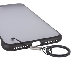 TPU+PC чехол LikGus Edge (+ кольцо) для Apple iPhone 7 plus / 8 plus (5.5"), Черный