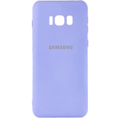 Чехол Silicone Cover My Color Full Camera (A) для Samsung G955 Galaxy S8 Plus Сиреневый / Dasheen