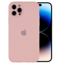 Чохол Silicone Case Full Camera Protective (AA) для Apple iPhone 14 Pro Max (6.7"), Рожевий / Pink Sand