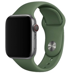 Силиконовый ремешок для Apple watch 42mm/44mm/45mm/49mm Зеленый / Army green