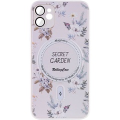 TPU+PC чехол Secret Garden with MagSafe для Apple iPhone 11 (6.1") White