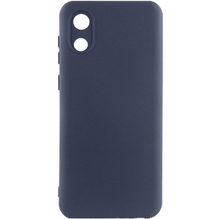 Чехол Silicone Cover Lakshmi Full Camera (A) для Samsung Galaxy A03 Core Синий / Midnight Blue