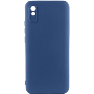 Чохол Silicone Cover Lakshmi Full Camera (A) для Xiaomi Redmi 9A, Синій / Navy Blue