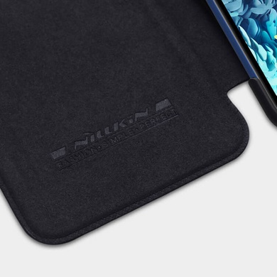 Кожаный чехол (книжка) Nillkin Qin Series для Samsung Galaxy S20 FE Черный