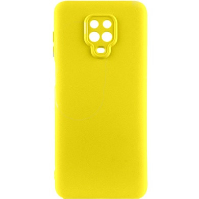 Чехол Silicone Cover Lakshmi Full Camera (A) для Xiaomi Redmi Note 9s / Note 9 Pro / Note 9 Pro Max Желтый / Flash