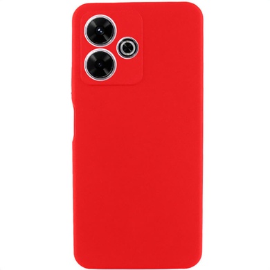 Чехол Silicone Cover Lakshmi Full Camera (AAA) для Xiaomi Redmi 13 4G / Poco M6 4G Красный / Red