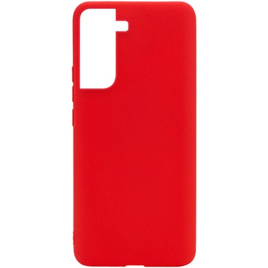 Силиконовый чехол Candy для Samsung Galaxy S21 FE Красный