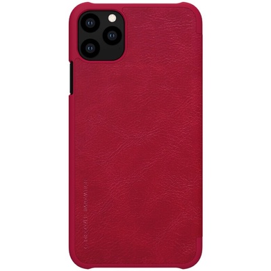 Кожаный чехол (книжка) Nillkin Qin Series для Apple iPhone 11 Pro Max (6.5"), Красный