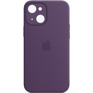 Чехол Silicone Case Full Camera Protective (AA) для Apple iPhone 13 (6.1") Фиолетовый / Amethyst