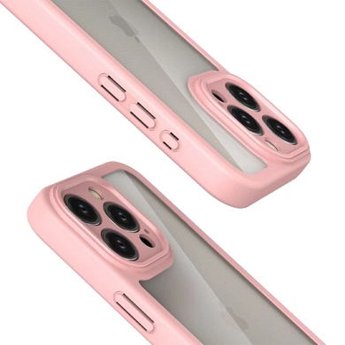TPU чохол Transparent + Colour 1,5mm для Apple iPhone 12 Pro (6.1"), pink