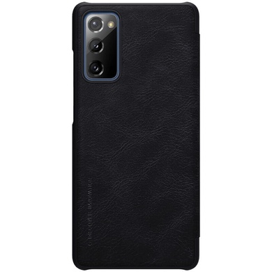 Кожаный чехол (книжка) Nillkin Qin Series для Samsung Galaxy S20 FE Черный