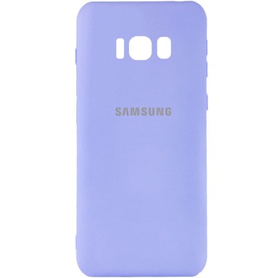 Чохол Silicone Cover My Color Full Camera (A) для Samsung G955 Galaxy S8 Plus, Бузковий / Dasheen