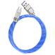 Дата кабель Hoco U113 Solid 100W USB to Type-C (1m), Blue