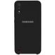 Чехол Silicone Cover (AA) для Samsung Galaxy A01 Черный / Black