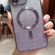 TPU чехол Delight case with MagSafe с защитными линзами на камеру для Apple iPhone 15 (6.1") Фиолетовый / Purple