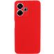 Чехол Silicone Cover Lakshmi Full Camera (AAA) для Xiaomi Redmi 13 4G / Poco M6 4G Красный / Red