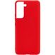 Силиконовый чехол Candy для Samsung Galaxy S21 FE Красный