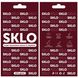 Защитное стекло SKLO 3D (full glue) для Oppo A98 Черный