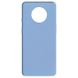 Силіконовий чохол Candy для OnePlus 7T, Голубой / Lilac Blue