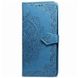 Кожаный чехол (книжка) Art Case с визитницей для Huawei Y6p Синий