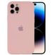 Чехол Silicone Case Full Camera Protective (AA) для Apple iPhone 14 Pro Max (6.7") Розовый / Pink Sand
