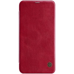 Кожаный чехол (книжка) Nillkin Qin Series для Vivo Z3, Красный