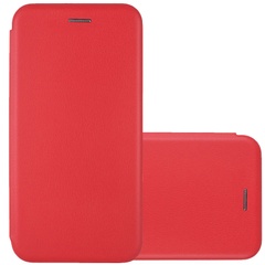 Кожаный чехол (книжка) Classy для Samsung Galaxy A03 Красный