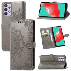 Кожаный чехол (книжка) Art Case с визитницей для Samsung Galaxy A13 4G Серый