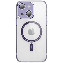 TPU+PC чехол Fullcolor with Magnetic Safe для Apple iPhone 13 (6.1") Purple