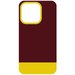 Чохол TPU+PC Bichromatic для Apple iPhone 13 (6.1"), Brown burgundy / Yellow