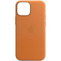 Кожаный чехол Leather Case (AA Plus) для Apple iPhone 11 Pro (5.8") Golden Brown