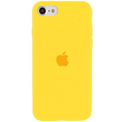 Чехол Silicone Case Full Protective (AA) для Apple iPhone SE (2020) Желтый / Canary Yellow