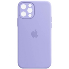 Чохол Silicone Case Full Camera Protective (AA) для Apple iPhone 13 Pro Max (6.7 "), Бузковий / Lilac