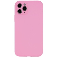 Чохол Silicone Case Full Camera Protective (AA) NO LOGO для Apple iPhone 12 Pro (6.1"), Рожевий / Light pink