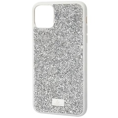 TPU чохол Bling World Rock Diamond для Apple iPhone 12 Pro / 12 (6.1"), Серебряный