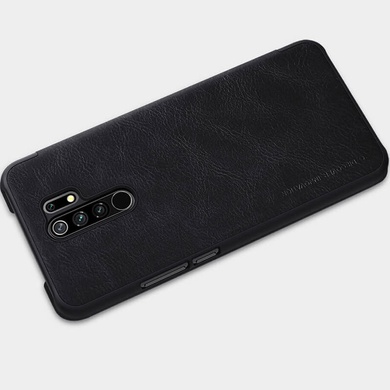 Кожаный чехол (книжка) Nillkin Qin Series для Xiaomi Redmi 9 Черный