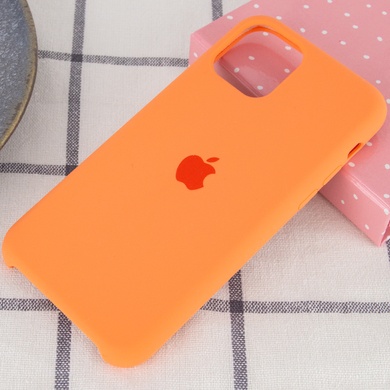 Чехол Silicone Case (AA) для Apple iPhone 11 Pro Max (6.5") Оранжевый / Papaya