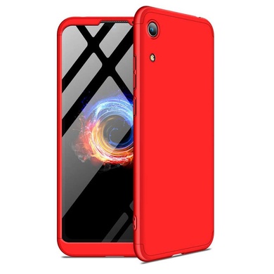 Пластиковая накладка GKK LikGus 360 градусов для Huawei Honor 8A, Красный