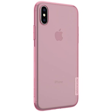 TPU чехол Nillkin Nature Series для Apple iPhone X (5.8") / XS (5.8") Розовый (прозрачный)