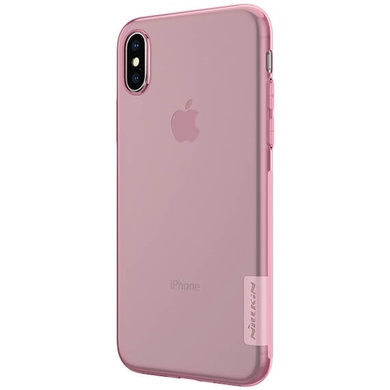 TPU чехол Nillkin Nature Series для Apple iPhone X (5.8") / XS (5.8") Розовый (прозрачный)