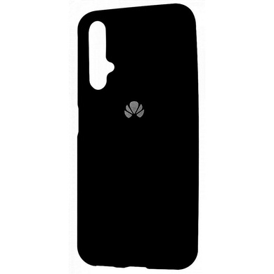 Чехол Silicone Cover Full Protective (AA) для Huawei Honor 20 Pro Черный / Black