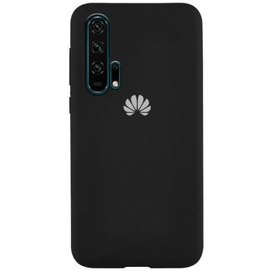 Чохол Silicone Cover Full Protective (AA) для Huawei Honor 20 Pro, Чорний / Black