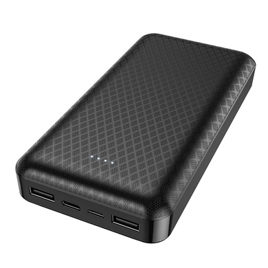 Портативний ЗП Power Bank BOROFONE BJ3A Minimalist 20000 mAh, Чорний