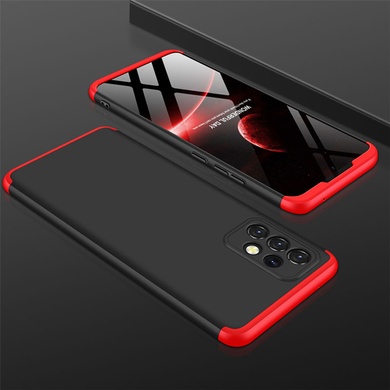 Пластиковая накладка GKK LikGus 360 градусов (opp) для Samsung Galaxy A53 5G Черный / Красный