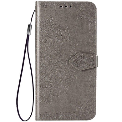 Кожаный чехол (книжка) Art Case с визитницей для Samsung Galaxy S20 FE Серый